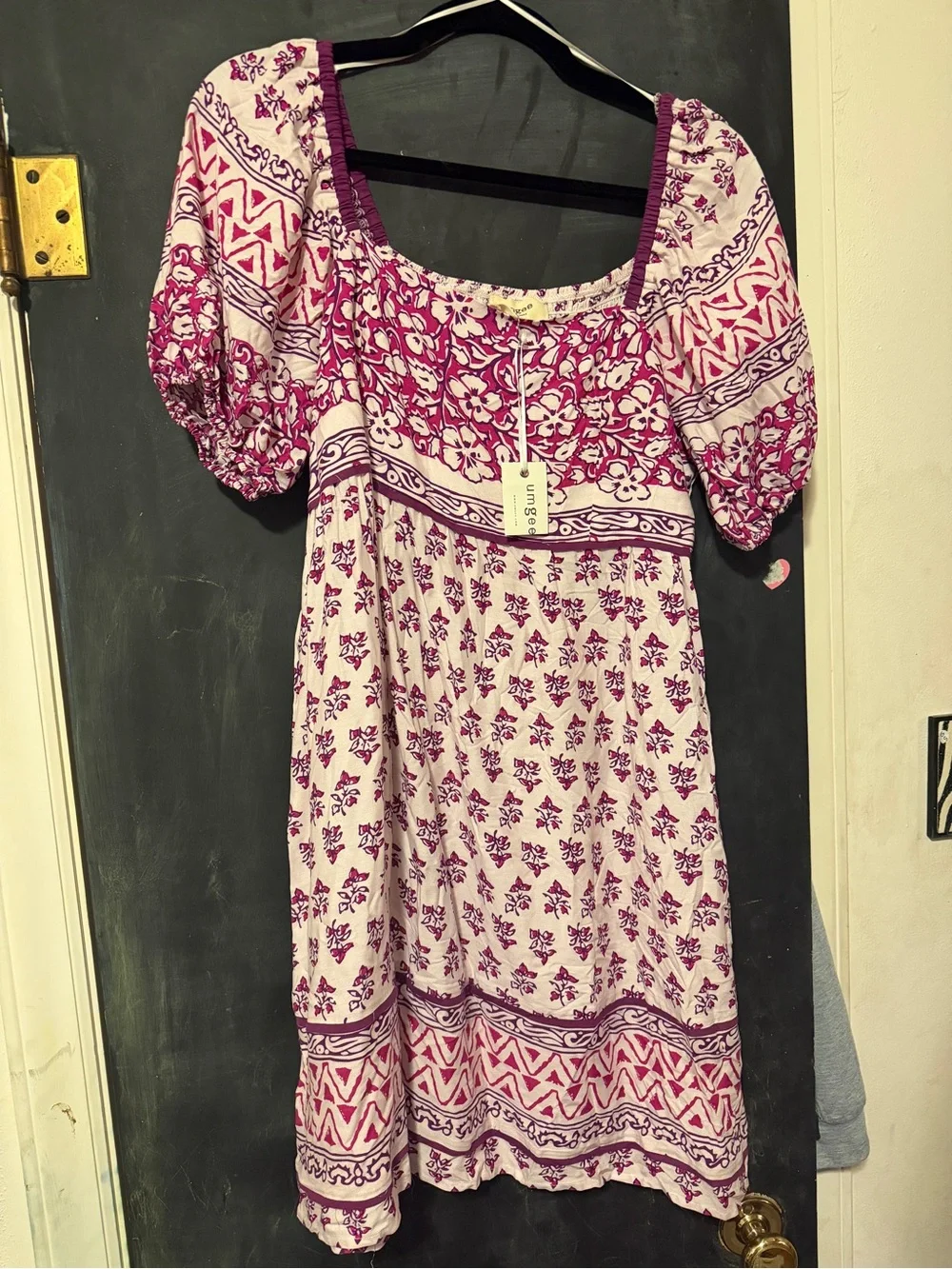 Women’s Purple Floral Boho Dress Size Small by UMGEE